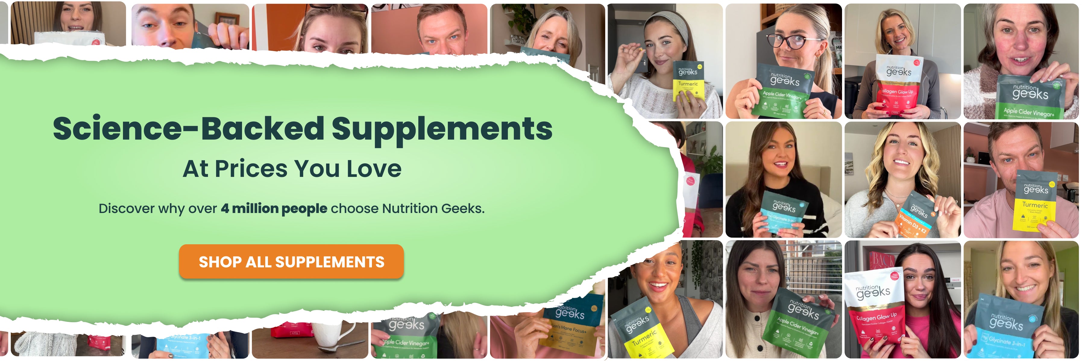 Science-Backed Supplements at Prices You Love — Nutrition Geeks