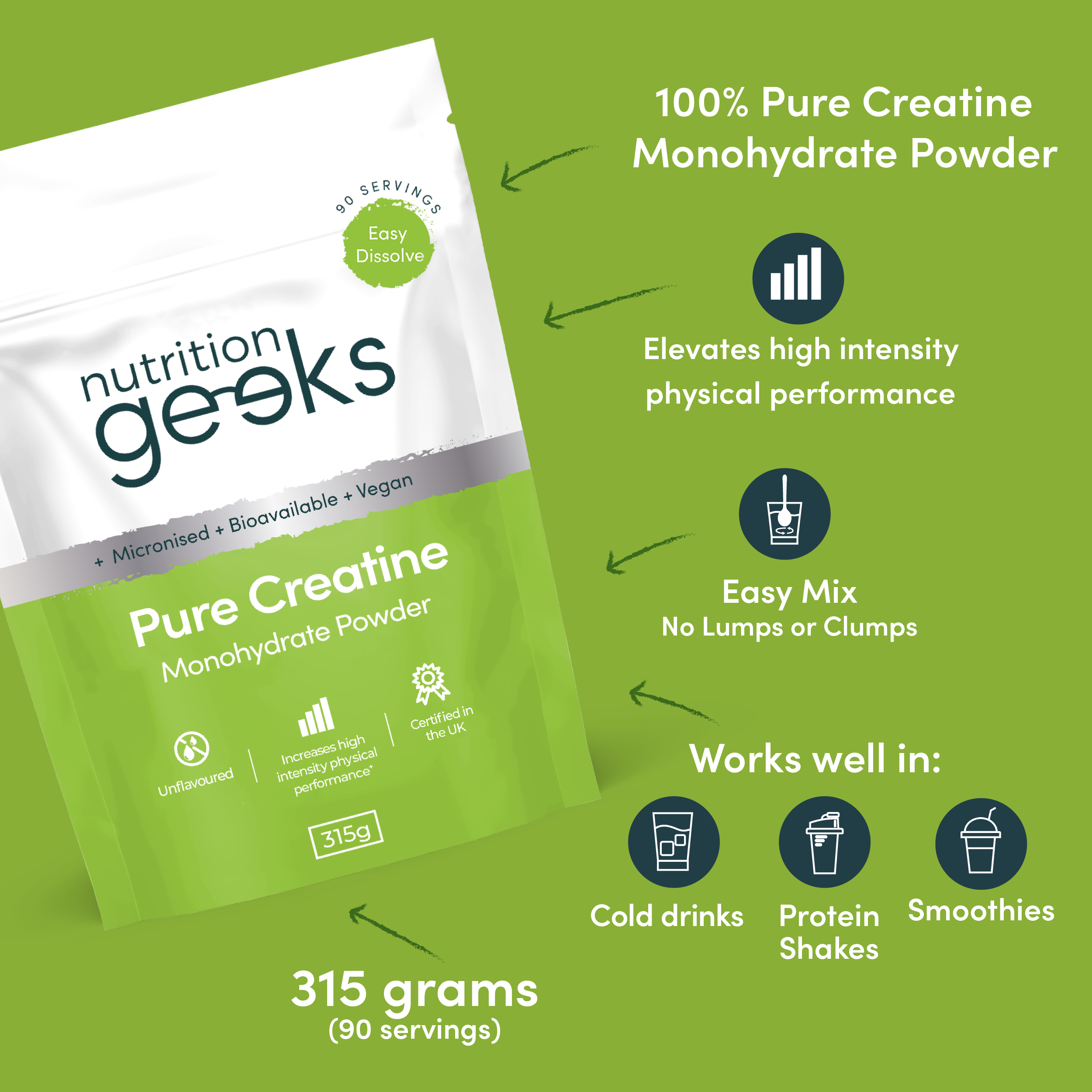Pure Creatine Monohydrate Powder thumbnail 4